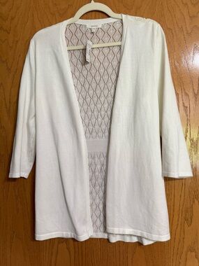 NWT Maurice’s brand Open Knit Cardigan - Cream, size L